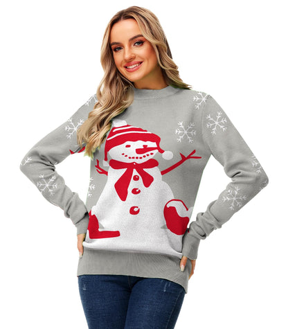 AOBUTE Unisex Adult Matching Christmas Sweater Ugly Xmas Women Men Pullover Tops