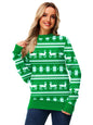 AOBUTE Unisex Adult Matching Christmas Sweater Ugly Xmas Women Men Pullover Tops