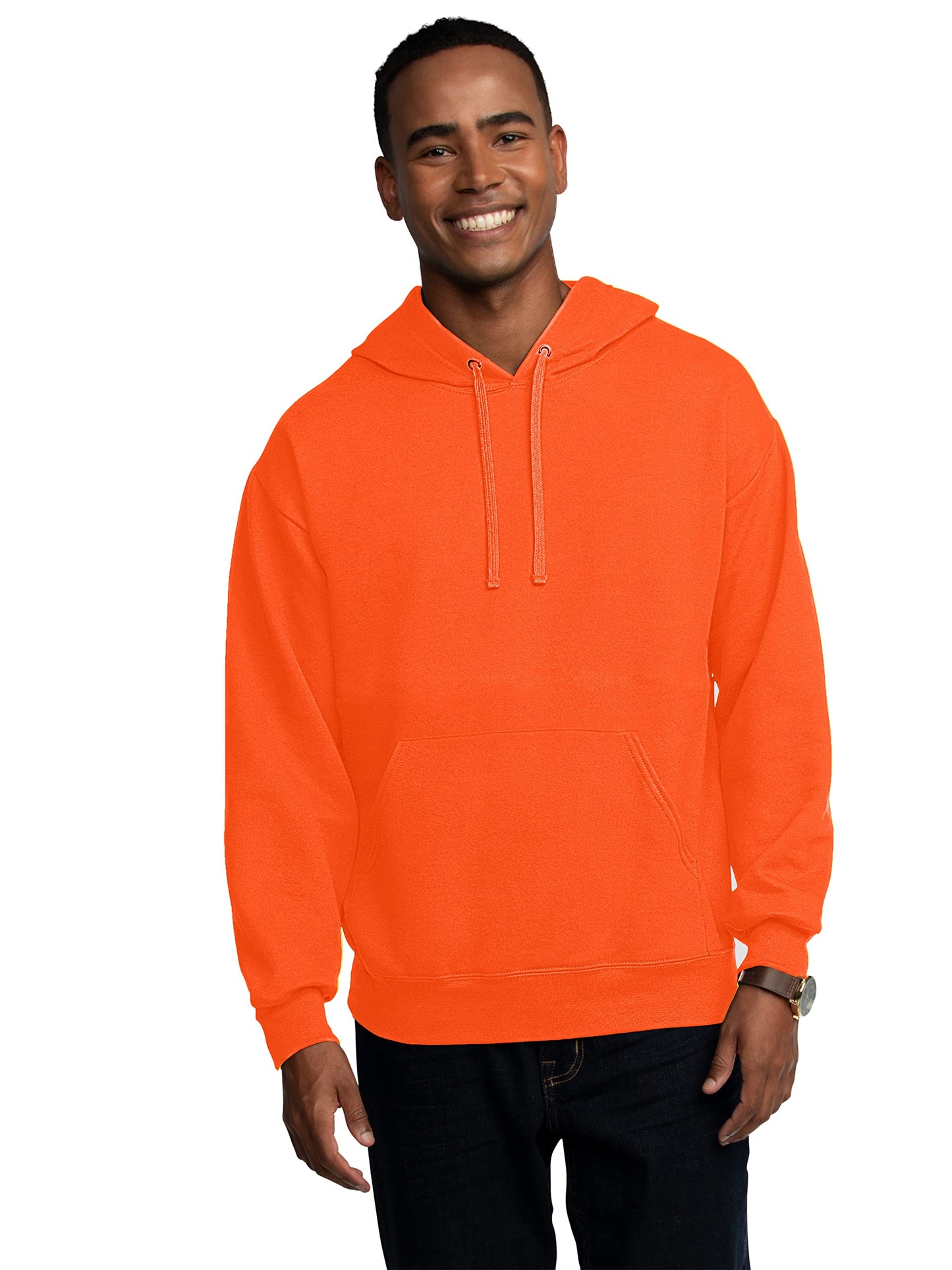 Fruit of the Loom Men's Eversoft Fleece Hoodies, Moisture Wicking & Breathable, Pullover Hooded Sweatshirt