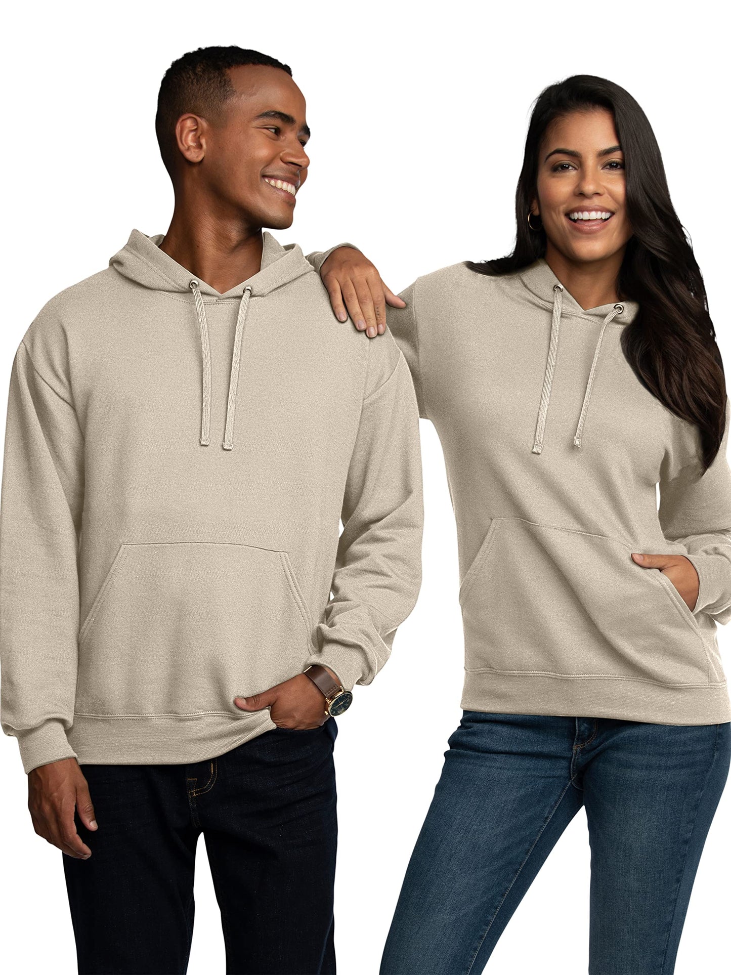 Fruit of the Loom Men's Eversoft Fleece Hoodies, Moisture Wicking & Breathable, Pullover Hooded Sweatshirt